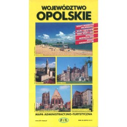 Województwo opolskie : mapa administracyjno-turystyczna