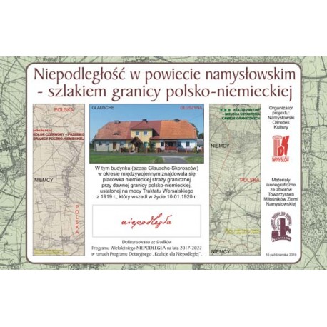 Głuszyna - Szlakiem granicy polsko-niemieckiej w powiecie namysłowskim ustalonej Traktatem Wersalskim z 1919 r.