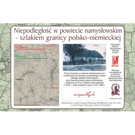 WID-N156 Smogorzów - Szlakiem granicy polsko-niemieckiej w powiecie namysłowskim ustalonej Traktatem Wersalskim z 1919 r.