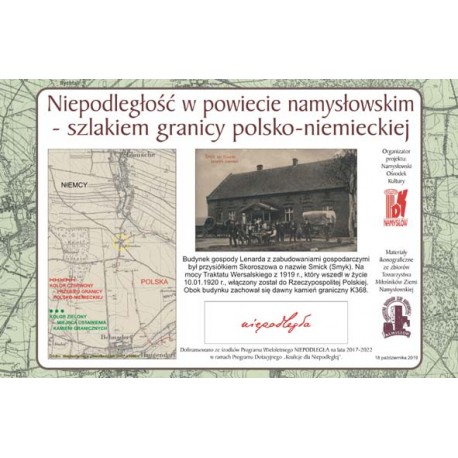 WID-N157 Smyk (Skoroszów) - Szlakiem granicy polsko-niemieckiej w powiecie namysłowskim ustalonej Traktatem Wersalskim z 1919 r.
