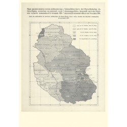 WID-N167  Mapa narodowościowa terenu plebiscytowego Górnego Śląska