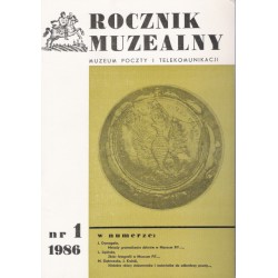 Rocznik Muzealny nr 1 : 1986 - Muzeum Poczty i Telekomunikacji