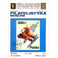 Filatelistyka 1993 nr 02