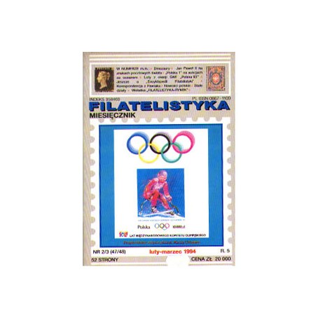 Filatelistyka 1994 nr 02-03