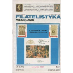Filatelistyka 1991 nr 6