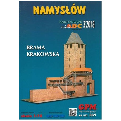 Namysłów - Brama Krakowska (model do sklejania)