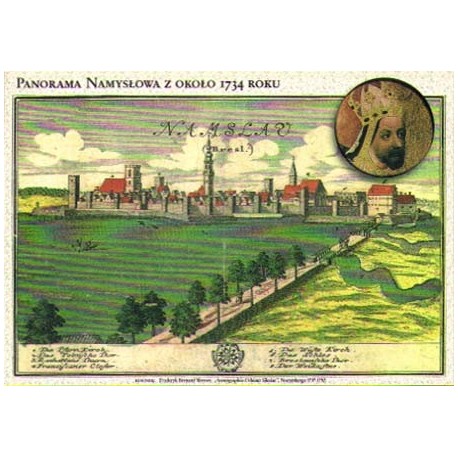 WID-N007 Namysłów, panorama 1734 r.