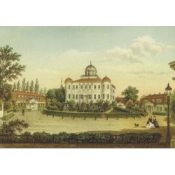 WID-N108 Pałac w Pokoju - Alexander Duncker, litografia z XIX w.