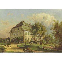 WID-N111 Pałac w Biestrzykowicach - Alexander Duncker, litografia z XIX w.