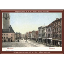 WID-N117 Namysłów, jakiego już nie ma...: Rynek - pierzeja południowa (1904 r.)