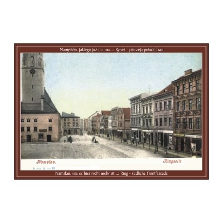 WID-N117 Namysłów, jakiego już nie ma...: Rynek - pierzeja południowa (1904 r.)
